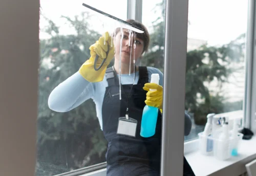 Nettoyage de vitres intérieures et extérieures à Saint-Broingt-les-Fosses